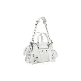 Neo Cagole City lille håndtaske “Optic White” 736046210B09104