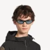 Neo runde solbriller i sort Neo runde solbriller i sort