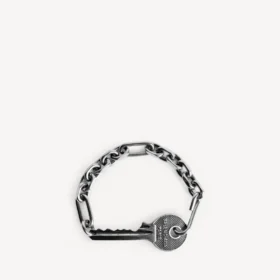 Neverlost-armbånd til mænd i antiksølv