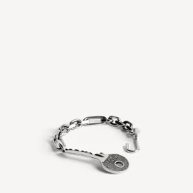 Neverlost-armbånd til mænd i antiksølv