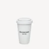 New York-kaffekop i hvid