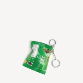 Nøglering med Chips-charm i grøn