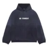 No Comment-hettetrøje i bred pasform “Navy Blue” 674986TLVG43967