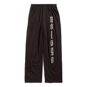Nologo løse joggingbukser “Black Grey” 787357TQVK71055