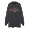 Offshore langærmet T-shirt, oversized “Black Faded” 739027TPVM81568
