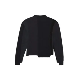 Omstruktureret asymmetrisk striktrøje “Sort” 657334T32011271