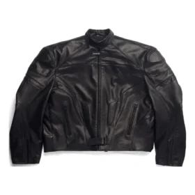 Oversized bikerjakke “Black” 744983TOS141000