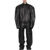 Oversized bikerjakke “Black” 744983TOS141000