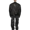 Oversized bikerjakke “Black” 744983TOS141000