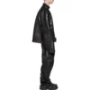 Oversized bikerjakke “Black” 744983TOS141000