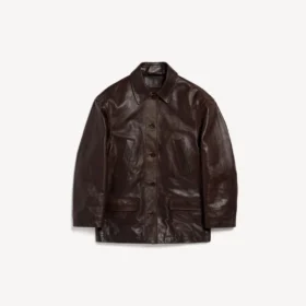 Oversized carcoat til kvinder i kaffefarve
