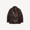 Oversized carcoat til kvinder i kaffefarve Oversized carcoat til kvinder i kaffefarve