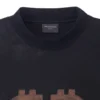 Oversized Crypto-T-shirt “Black Faded” 739028TOVN81055