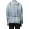 Oversized Cut-Up Ring-Denim-jakke “Blå” 697779TMW264437