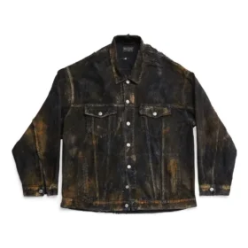 Oversized Denim Jakke “Sort” 748022TBP471363