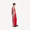Oversized fodbold-T-shirt til mænd i rød