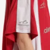 Oversized fodbold-T-shirt til mænd i rød