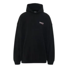 Oversized hættetrøje med broderet Political Campaign “Black” 620973TKVI91070