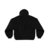 Oversized hættetrøje med lynlås “Black” 768694TKQ261000