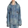 Oversized jakke med hætte “Blue” 719315TNW56-4268