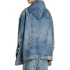Oversized jakke med hætte “Blue” 719315TNW56-4268