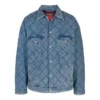 Oversized polstret Denim-jakke “Blå” 646923TDW154762