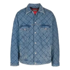 Oversized polstret Denim-jakke “Blå” 646923TDW154762