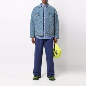 Oversized polstret Denim-jakke “Blå” 646923TDW154762