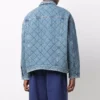 Oversized polstret Denim-jakke “Blå” 646923TDW154762