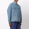Oversized polstret Denim-jakke “Blå” 646923TDW154762