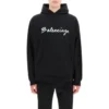 Oversized popover-hettetrøje med script-logo “Black White” 674986TMVB51070