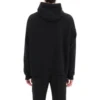 Oversized popover-hettetrøje med script-logo “Black White” 674986TMVB51070