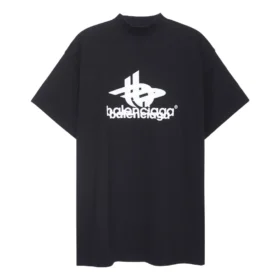Oversized sports-T-shirt til lag-på-lag-look “Black White” 739028TPVF21070 Oversized sports-T-shirt til lag-på-lag-look “Black White” 739028TPVF21070