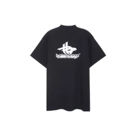 Oversized sports-T-shirt til lag-på-lag-look “Black White” 739028TPVF21070 Oversized sports-T-shirt til lag-på-lag-look “Black White” 739028TPVF21070
