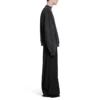 Oversized sweatshirt med huller, rund hals “Black Faded” 762718TPVD91055