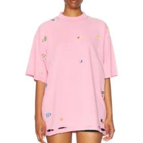 Oversized T-shirt “Faded Dirty Pink” 787349TRVS49568