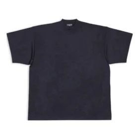 Oversized T-shirt med flapper “Black” 694576TMVJ21151