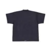 Oversized T-shirt med flapper “Black” 694576TMVJ21151