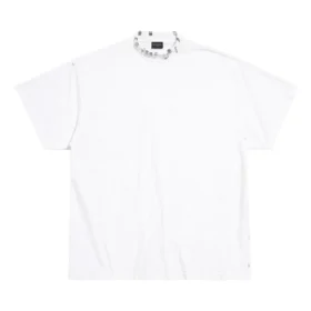 Oversized T-shirt med huller “White” 761460TPVD49000 Oversized T-shirt med huller “White” 761460TPVD49000