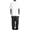 Oversized T-shirt med huller “White” 761460TPVD49000