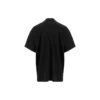 Oversized T-shirt med rund hals i mesh “Sort” 694576TMVD41000
