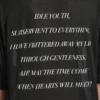 Oversized T-shirt til mænd fra The Song of the Highest Tower i sort