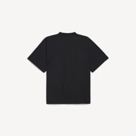 Oversized T-shirt til mænd med “Lady in Shades”-motiv i sort