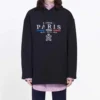 Paris Flag Velvet Unisex Sort 594576TGV491000