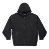 Paris-hettetrøje med lynlås, small fit “Black Faded” 744454TOVI41055