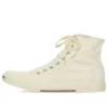 Paris High Top Sneakers “White Destroyed Cotton and White Rubber” 688756W3RC49090