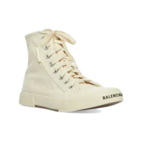 Paris High Top Sneakers “Hvid slidt bomuld og hvid sål” 688752W3RC49090
