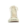 Paris High Top Sneakers “White Destroyed Cotton and White Rubber” 688756W3RC49090
