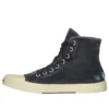 Paris High Top-Sneakers “Sort slidt bomuld og hvid gummi” 688752W3RC11090