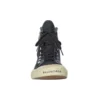 Paris High Top-Sneakers “Sort slidt bomuld og hvid gummi” 688752W3RC11090